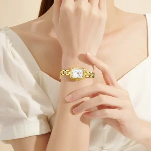 Reloj de Mujer Elegante Acero Inoxidable Cuadrado - Zynvel