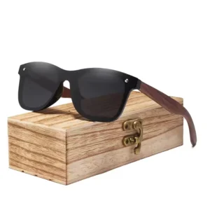 Gafas de Sol Masculinas de Madera Polarizadas UV400 - Zynvel