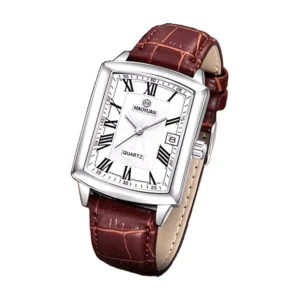 Reloj Cuadrado Impermeable de Estilo Europeo - Zynvel