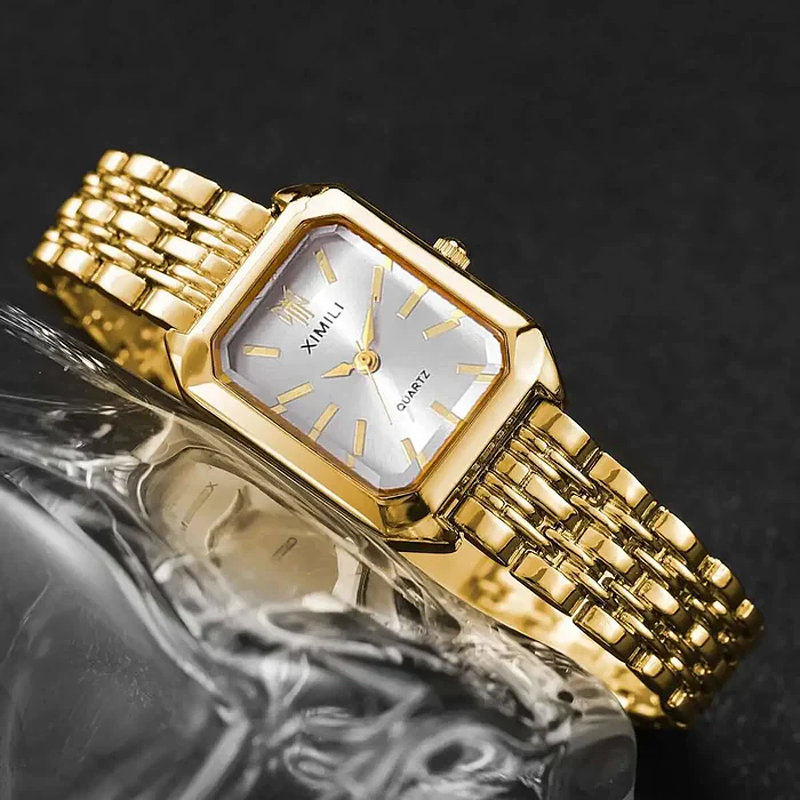 Reloj Elegante de Cuarzo Femenino: Plata - Zynvel
