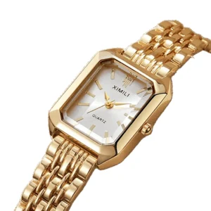 Reloj Elegante de Cuarzo Femenino: Plata - Zynvel