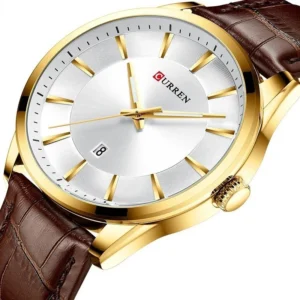 Reloj de Hombre Elegante con Correa de Cuero - Zynvel