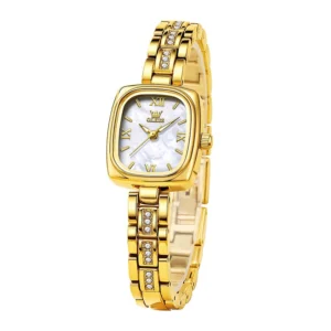 Reloj de Mujer Elegante Acero Inoxidable Cuadrado - Zynvel